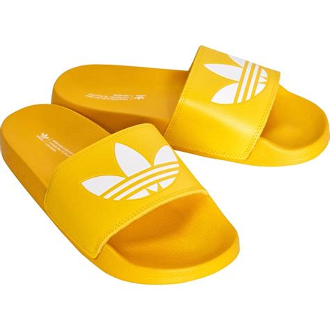 adidas heren slippers geel|adidas heren slips.